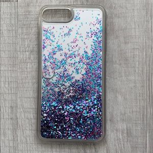 Glitter waterfall iPhone 7 Plus case